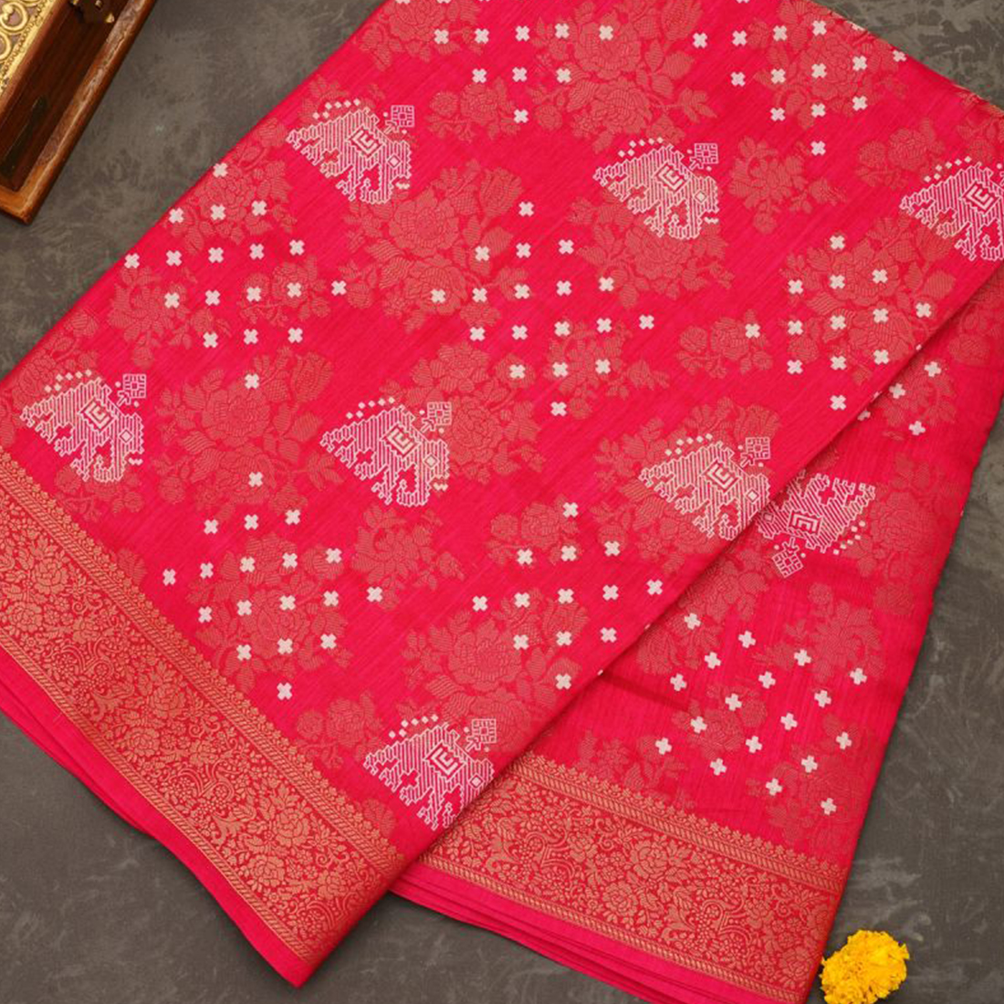 Banarasi Fancy Bhagalpuril Silk Saree