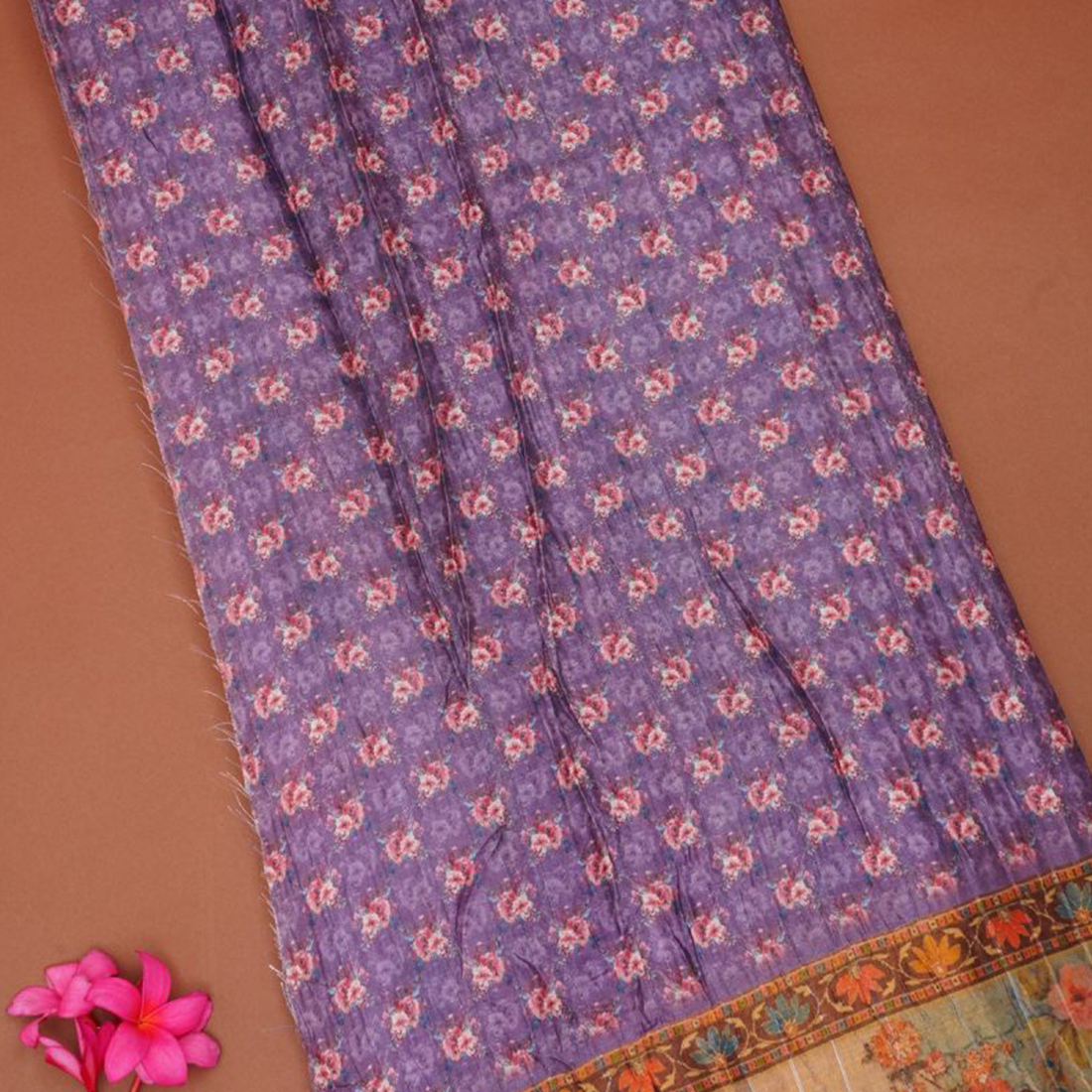 Fancy Silk Light Purple Saree