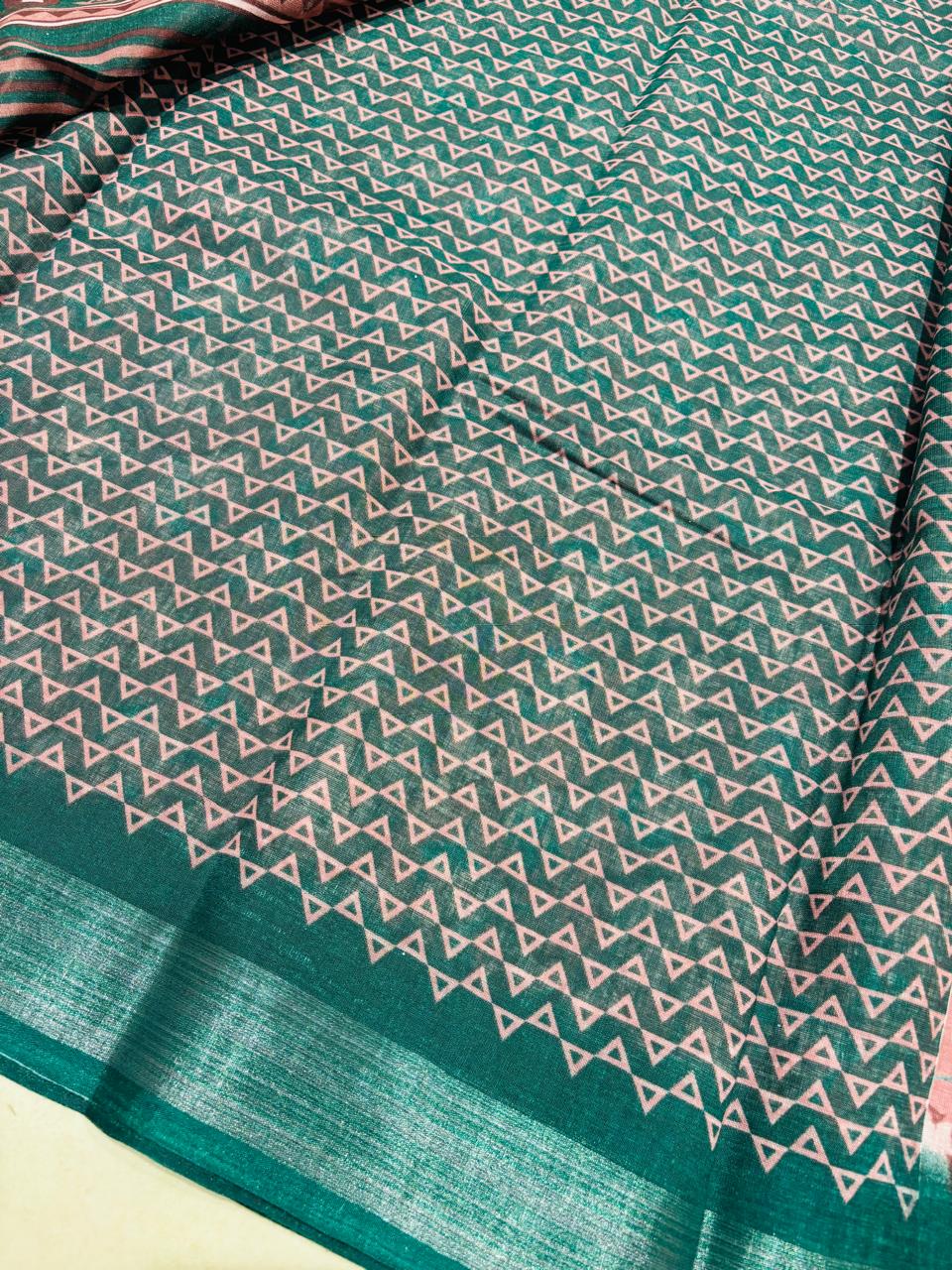 FLORAL LINEN CONTRAST ( ONION PINK )