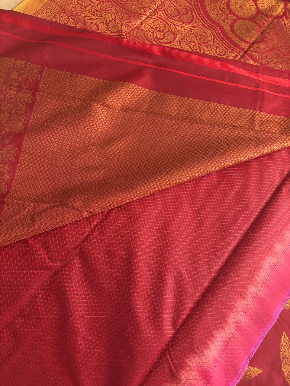 Kanchi Soft Silk( Maroon)