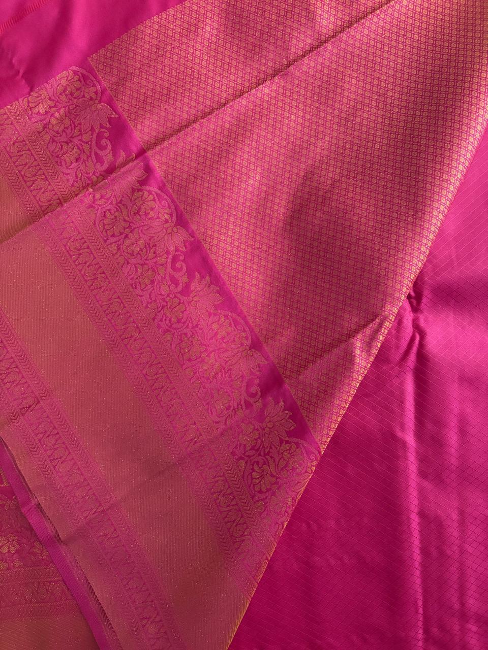 Kanchi Soft Silk Self ( Lotus Pnk)