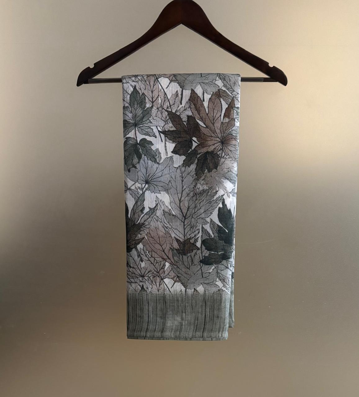 KHADI SILK MAPLE ( GREEN)