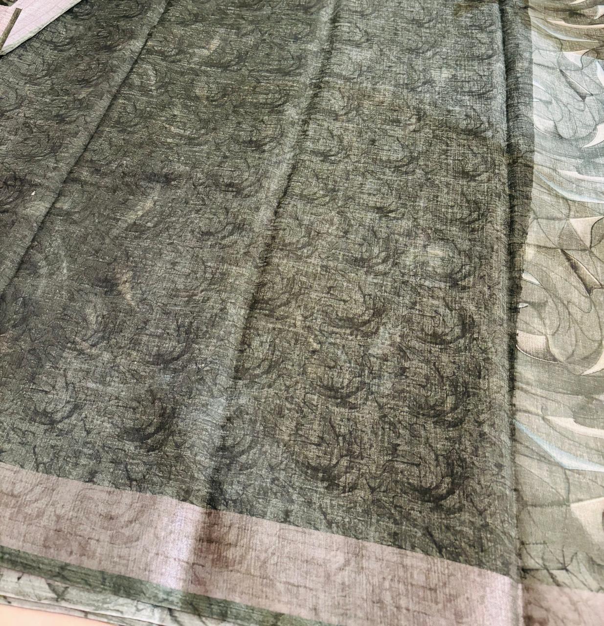 MARBLE LINEN ( GREEN )