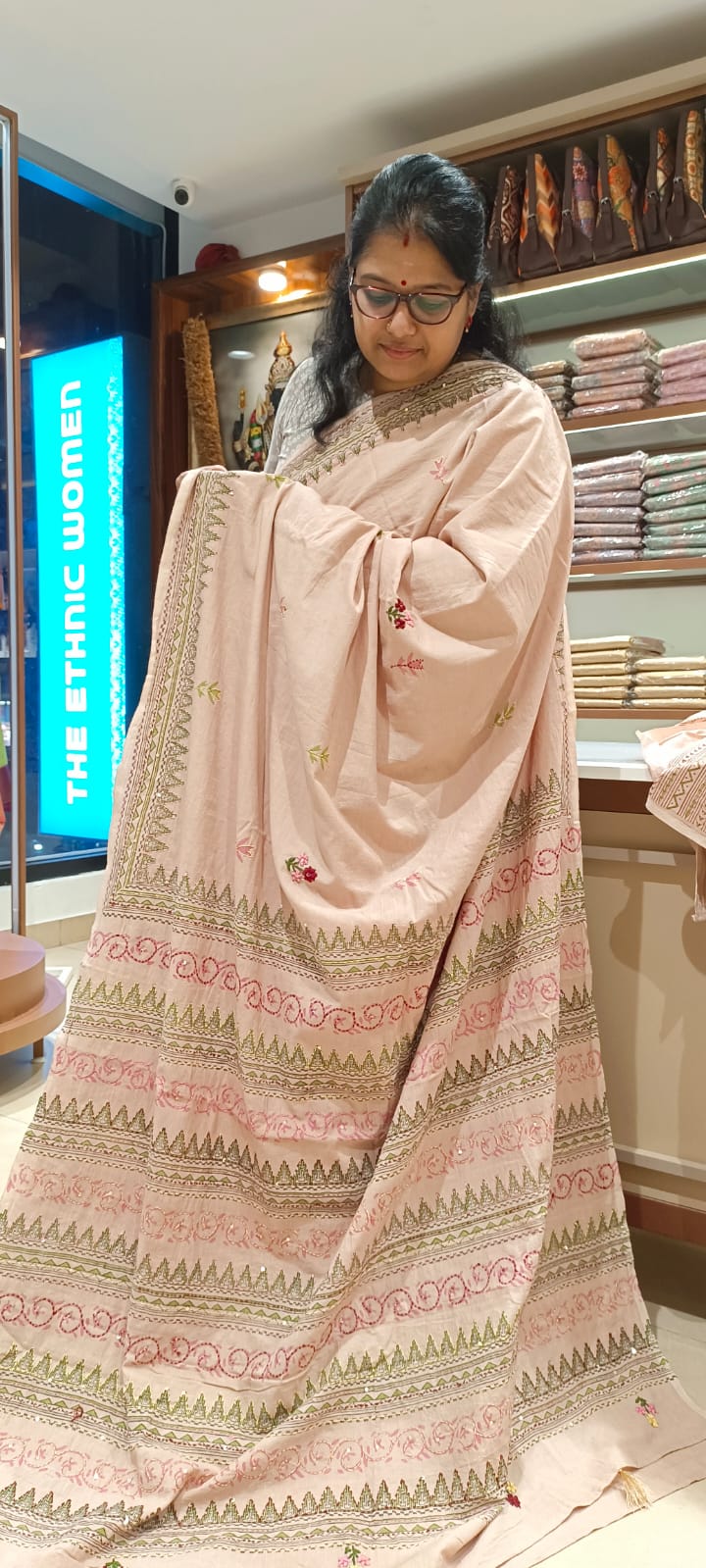 Pure Mul Cotton Kantha - 12