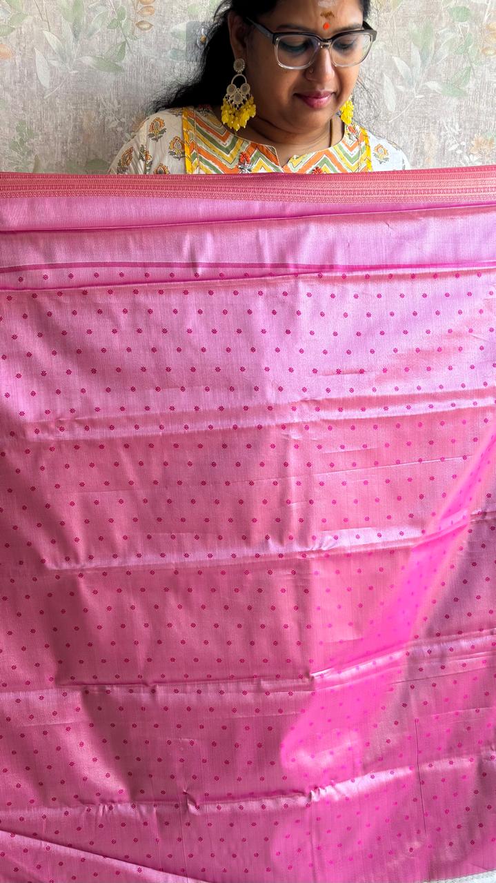 TISSUE SILK ROSE ( GOLDPINK )